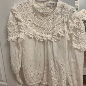 Sea Eyelet Top
